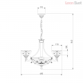 Люстра 60006/8 античная бронза от Евросвет (9)