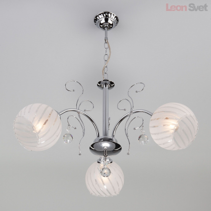Подвесная люстра 30002/3 хром от Евросвет