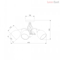 Потолочный светильник 30026/5 античная бронза от Евросвет (5)