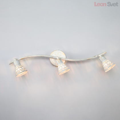 Настенный светильник 20027/3 белый с золотом от Евросвет