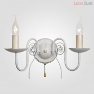 Настенный светильник 60018/2 белый с золотом от Евросвет