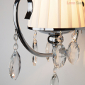 Настенный светильник 10021/1 хром/прозрачный хрусталь Strotskis от Евросвет (7)