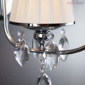 Настенный светильник 10021/1 хром/прозрачный хрусталь Strotskis от Евросвет (8)