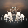 Потолочный светильник 10021/6 хром/прозрачный хрусталь Strotskis от Евросвет (3)