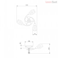 Потолочный светильник 30100/3 античная бронза от Евросвет (6)