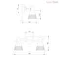 Настенный светильник 20053/2 хром от Евросвет (6)