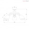 Потолочный светильник 30107/3 античная бронза от Евросвет (5)