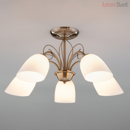 Потолочный светильник 30107/5 античная бронза от Евросвет