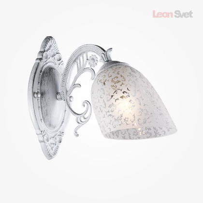 Настенный светильник 70039/1 белый с серебром от Евросвет