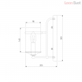 Настенный светильник 60040/1 античная бронза от Евросвет (5)