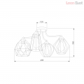 Потолочный светильник 1645 Galaxy 4 от Евросвет (2)