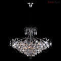 Люстра 10080/12 хром/прозрачный хрусталь Strotskis от Евросвет (2)