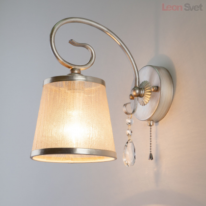 Настенный светильник 60065/1 серебро от Евросвет