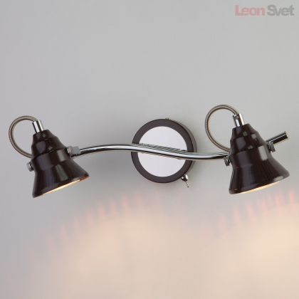 Настенный светильник 20062/2 хром/венге от Евросвет