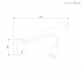 Настенный светильник 2450 Lagos 5W от Евросвет (3)