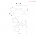 Потолочный светильник 30130/3 античная бронза от Евросвет (5)