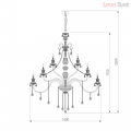 Подвесная люстра 336 Strotskis от Bogates (9)