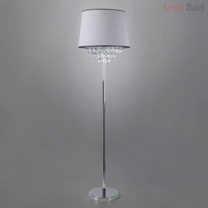 Торшеры 01037/1 хром/прозрачный хрусталь Strotskis от Евросвет