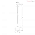 Подвесной светильник 50151/1 латунь от Евросвет (4)