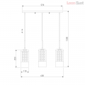 Подвесной светильник 50148/3 хром от Евросвет (3)