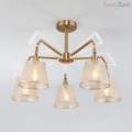 Потолочный светильник 60082/5 золотая бронза от Евросвет