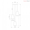 Подвесной светильник 50085/3 черный жемчуг от Евросвет (5)