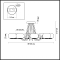 Люстра потолочная Cirrus 4468/8C Lumion (2)