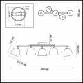 Люстра потолочная Joseph 4455/5C Lumion (2)