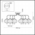 Люстра потолочная Juliet 4459/8C Lumion (2)
