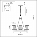 Люстра Dogana 4656/3 Odeon Light (5)