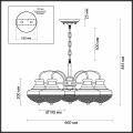 Люстра Krona 4658/5 Odeon Light (4)