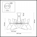 Люстра потолочная Rasto 4665/6C Odeon Light (3)