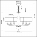 Люстра Vosta 4726/6 Odeon Light (4)