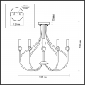 Люстра потолочная Mackenzie 4495/5C Lumion (5)