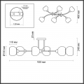 Люстра потолочная Alana 4517/6C Lumion (5)