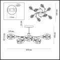 Люстра потолочная Melissa 4527/8C Lumion (5)
