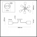 Люстра потолочная Jerry 4529/6C Lumion (5)