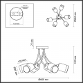 Люстра потолочная Paula 4533/6C Lumion (5)