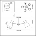 Люстра потолочная Wilma 4534/5C Lumion (5)