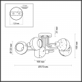 Люстра потолочная Polly 4539/5C Lumion (5)