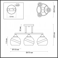 Люстра потолочная Eden 4547/3C Lumion (5)