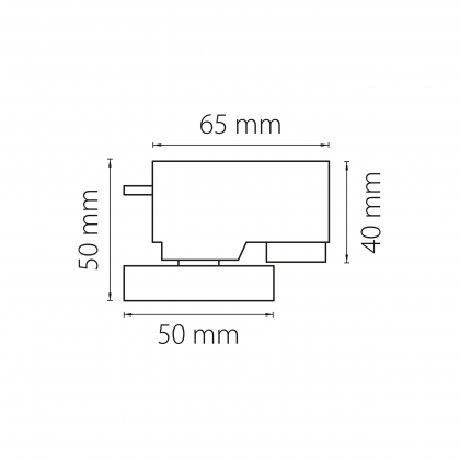 Трековое крепление с 1-фазным адаптером к 05101x/05105х/21444x Asta 592016 Lightstar