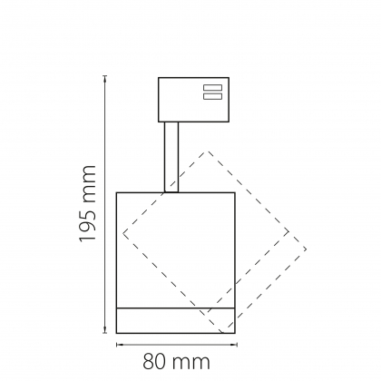Светильник светодиодный для 3-фазного трека Canno 301574 Lightstar