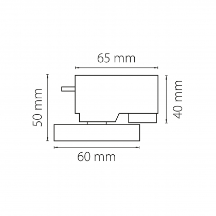 Трековое крепление с 1-фазным адаптером к 05104x Asta 592079 Lightstar