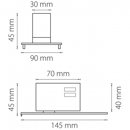 Трековое крепление с 3-фазным адаптером к 05121x Asta 594039 Lightstar