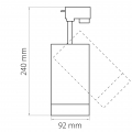 Светильник светодиодный для 1-фазного трека Canno 303264 Lightstar