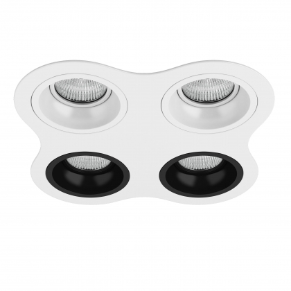 Комплект из светильников и рамки Domino D64606060707 Lightstar