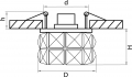 Светильник точечный встраиваемый Onda grande 032802 Lightstar (2)