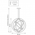 Люстра подвесная Saturno 747244 Lightstar (2)