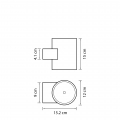 Светодиодный настенный уличный светильник Paro 371594 Lightstar (2)